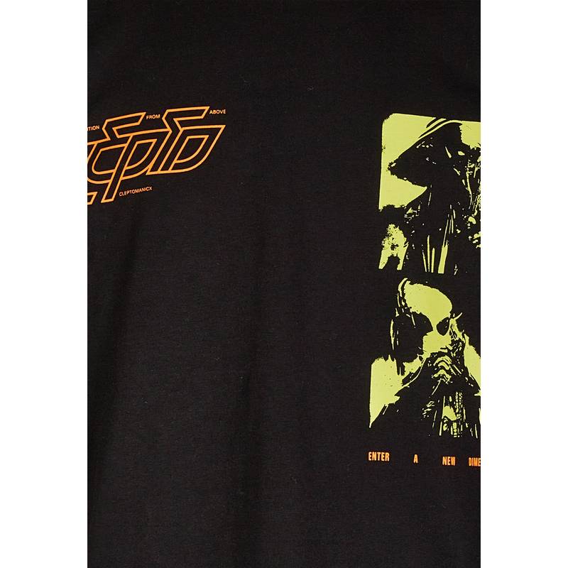 Cleptomanicx Enter Printshirt Herren