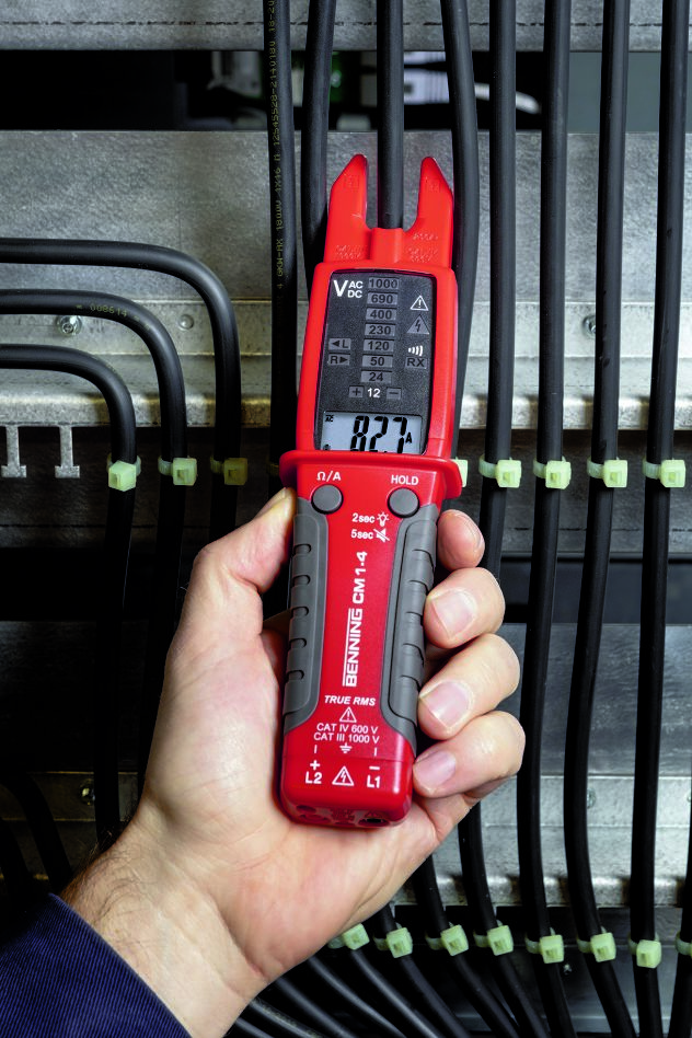 Benning 044686 CM 1-4 odprti Stroomtang-multimeter TRUE RMS