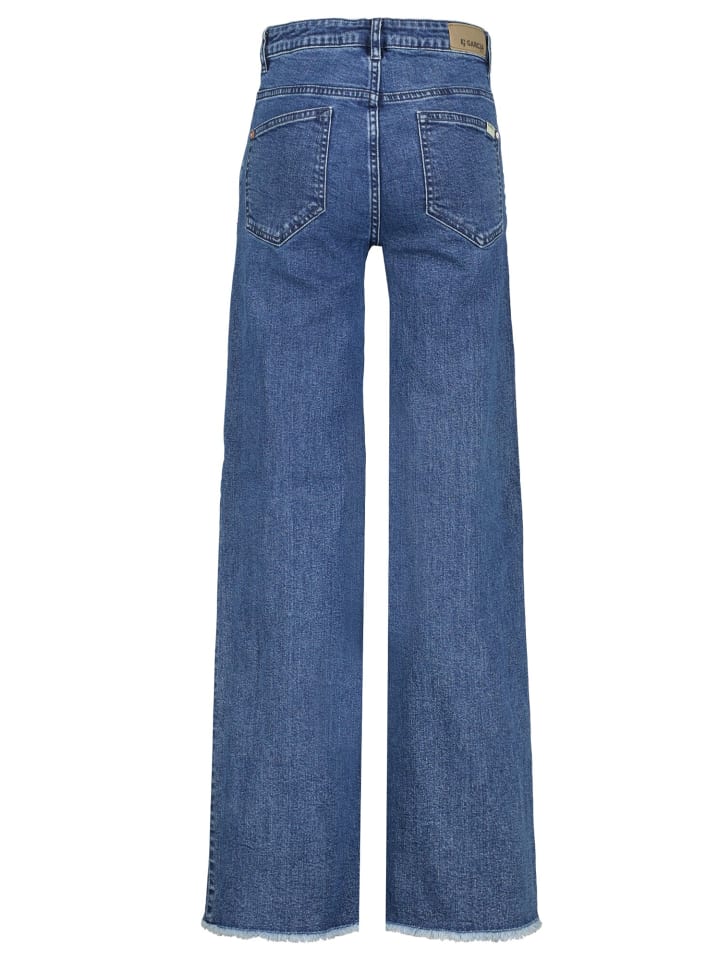 Garcia Wide Leg Pant Jeans Annemay slim fit in dark used günstig kaufen