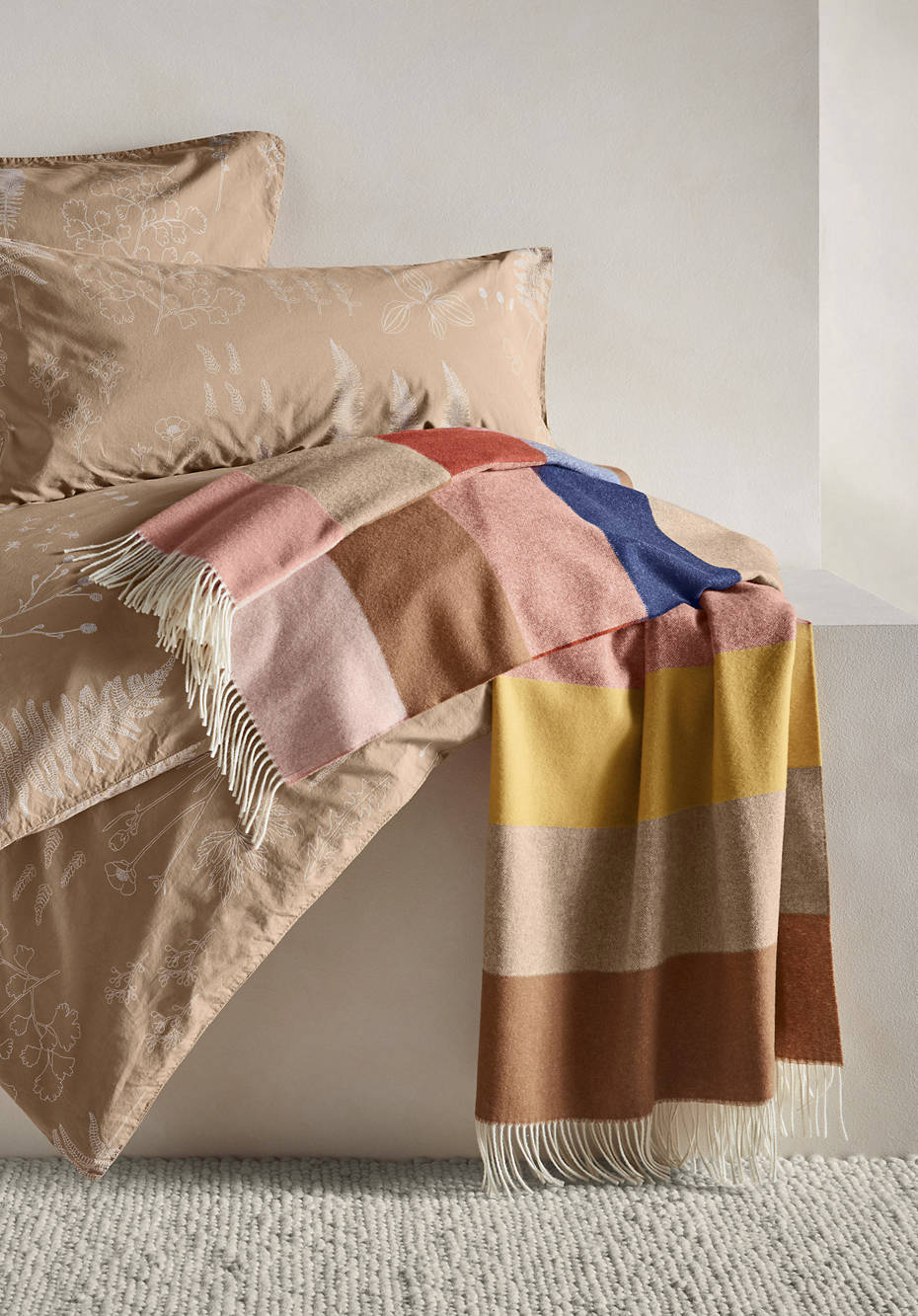 Plaid Otti aus reiner Bio-Merinowolle
