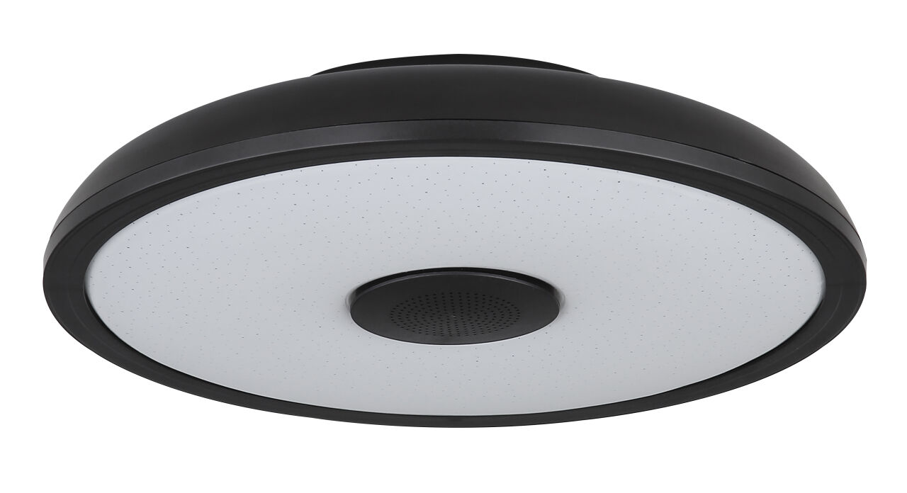 Globo Lighting - RAFFY - Deckenleuchte Kunststoff schwarz, LED
