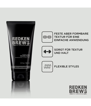Redken Brews Work Hard Molding Paste Haarpaste-150 ml