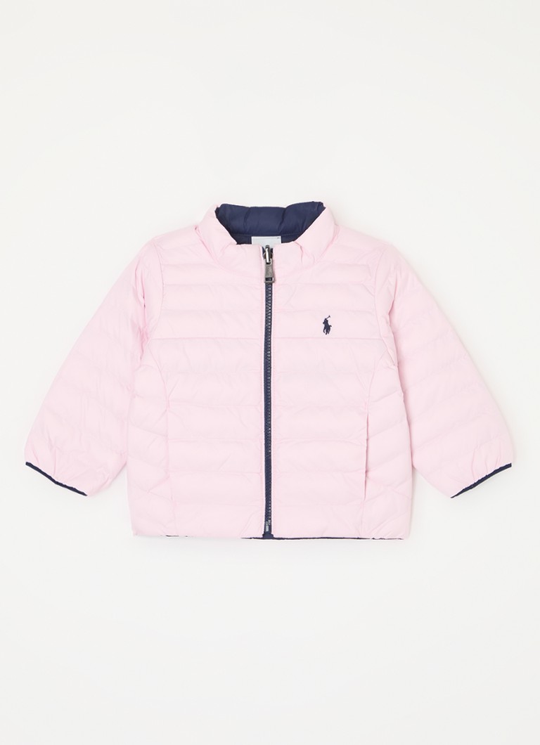 Ralph Lauren divpusēja stepēta jaka ar izšuvumu no logotipa