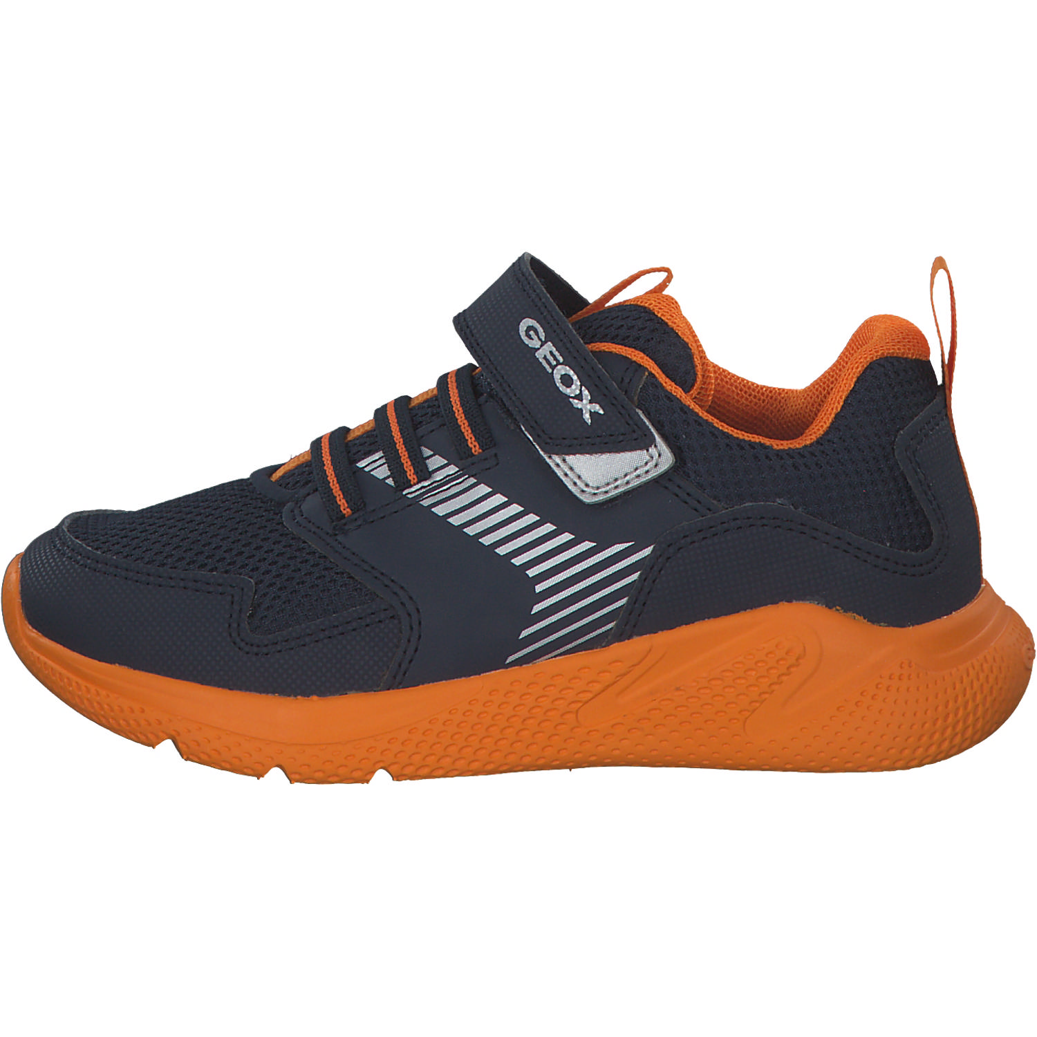 Geox J26GBA, Sneakers Low, Kinder, NAVY/ORANGE