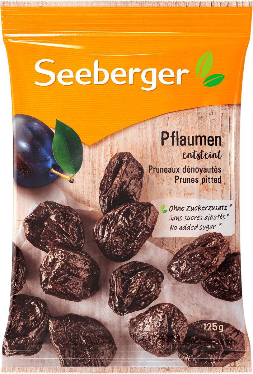 Trockenfrüchte, Pflaumen entsteint, 125 g