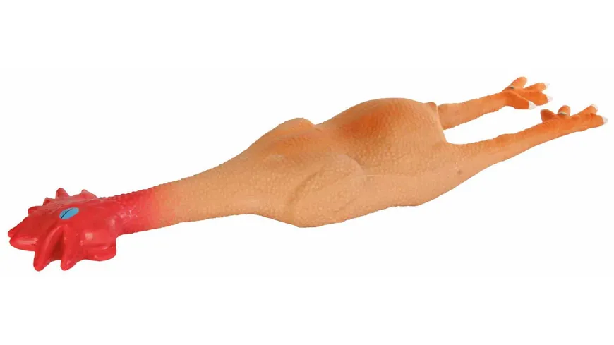 Trixie Latex Huhn mit Squeaker 47 cm Hunde Spielzeug