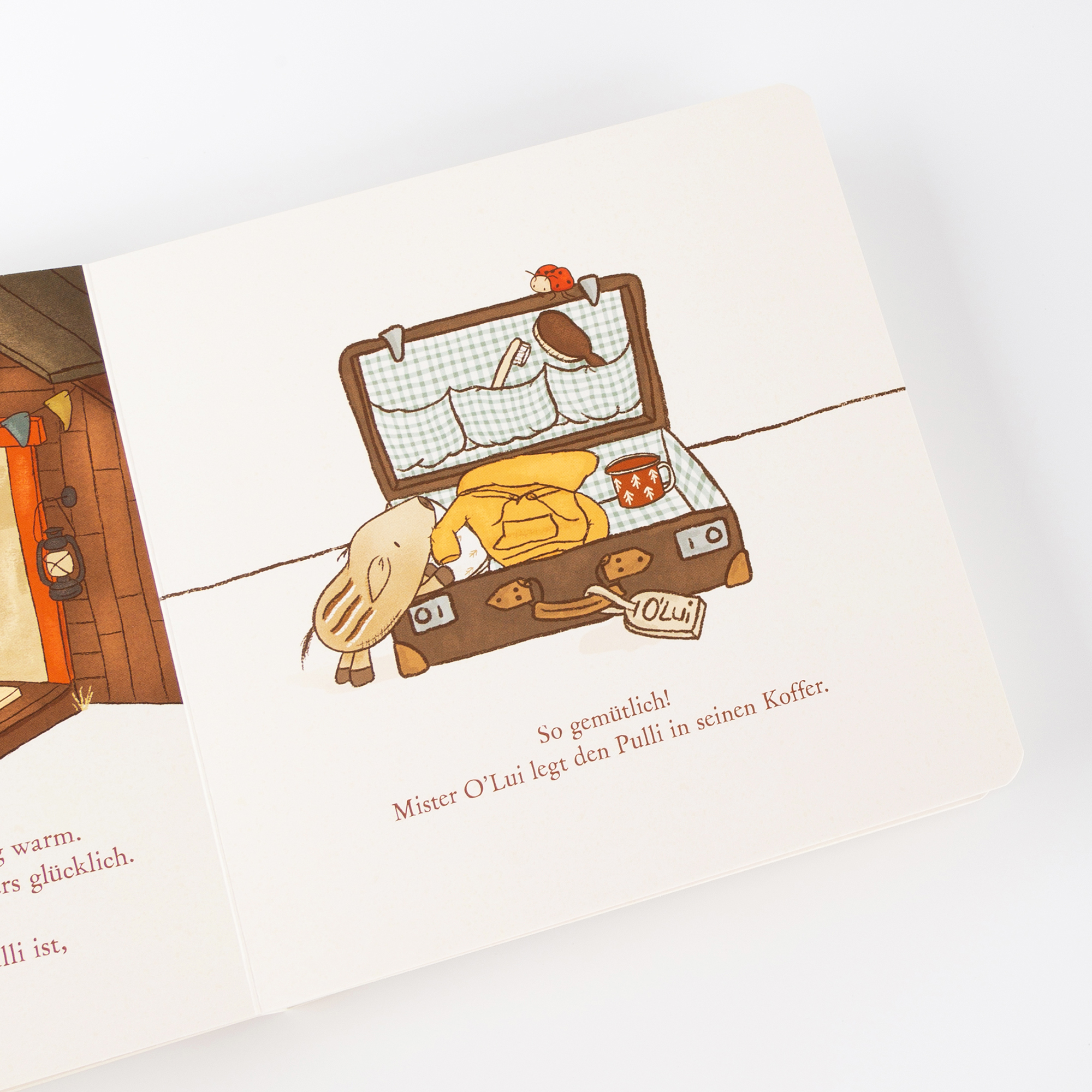 Mitmach Kinderbuch Mister O'Lui packt das Glück in seine