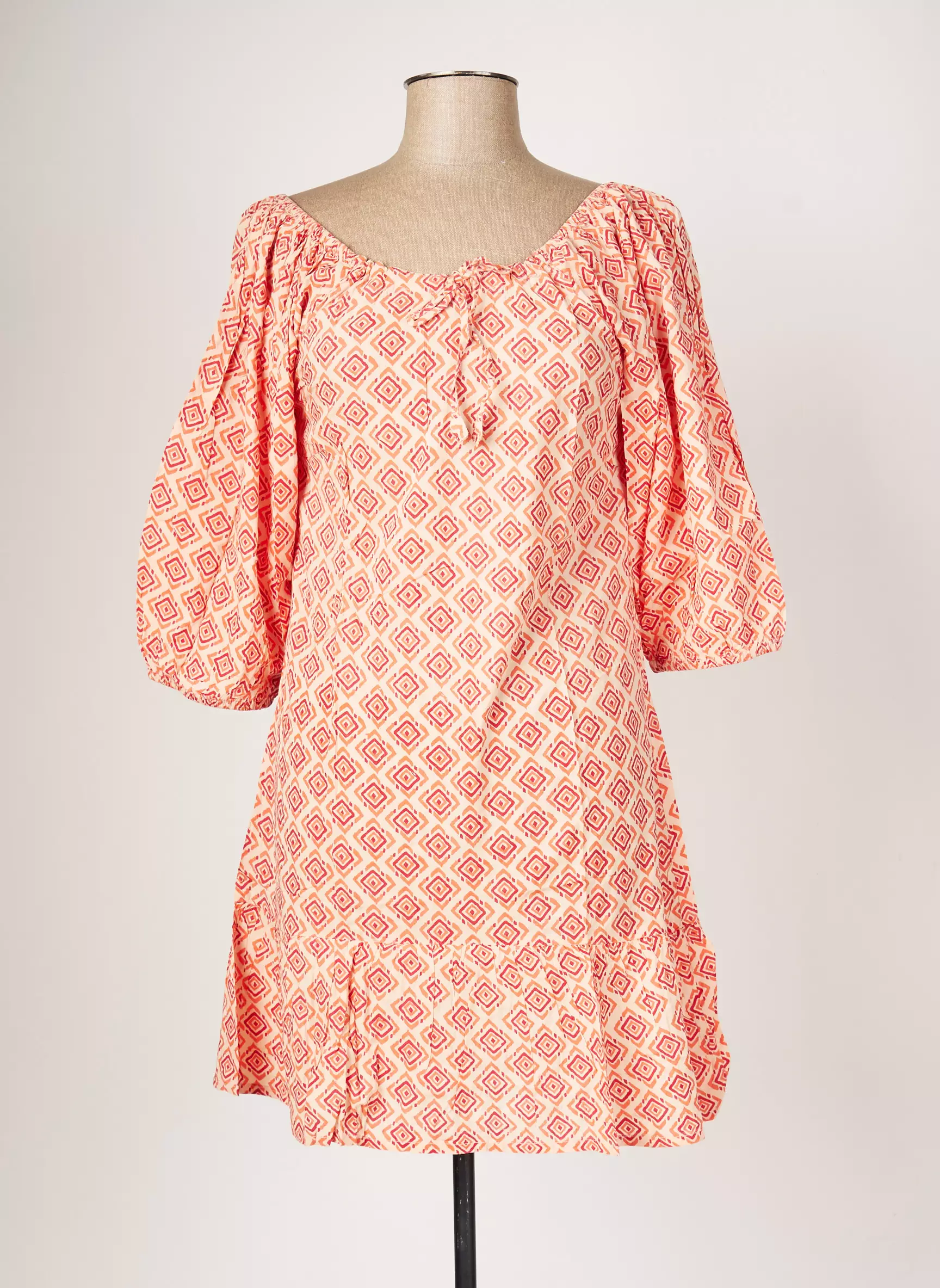 Sinoe By Bamboo S Robes Mi Longues Femme couleur orange