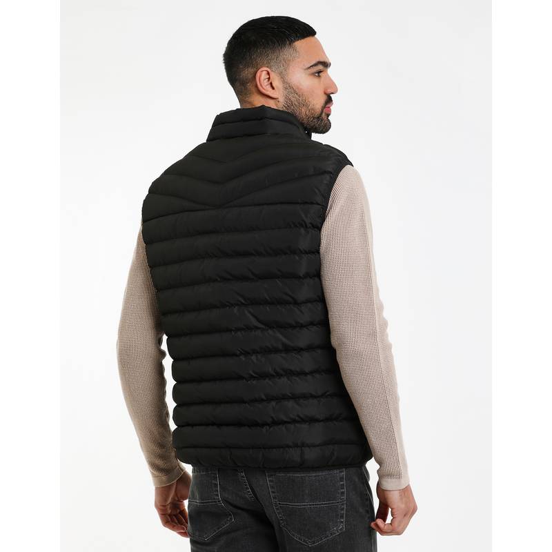 Threadbare THB Jacket Gilet Hunnigan Steppweste Herren