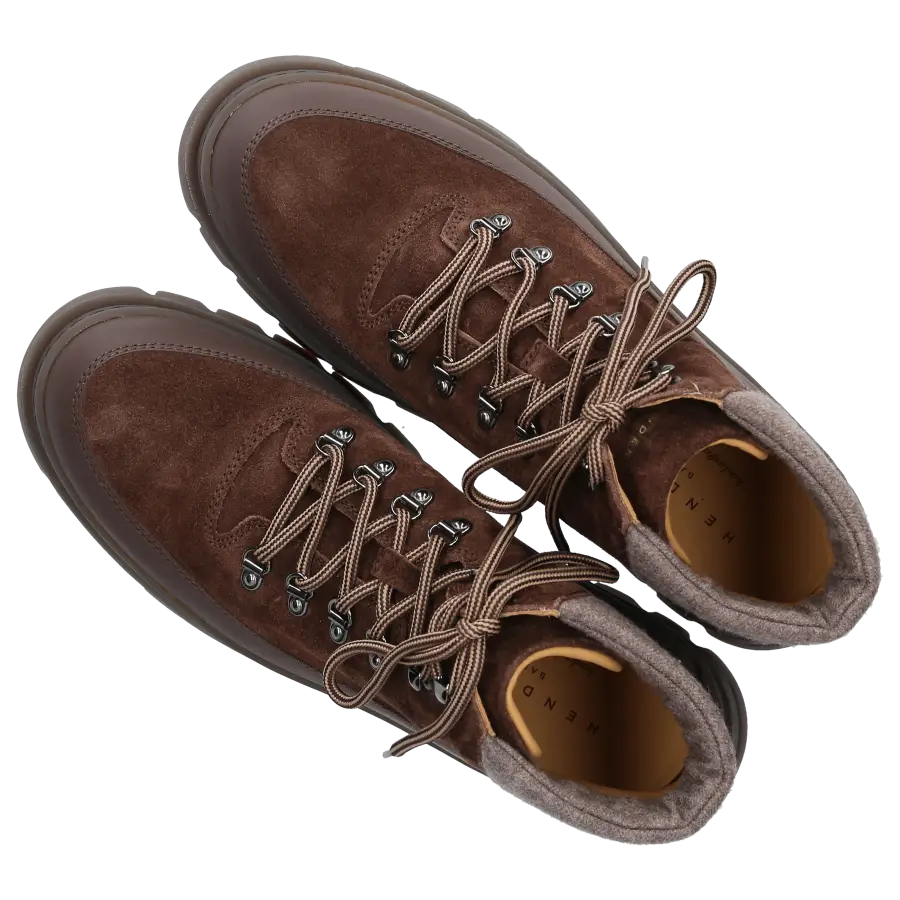 Henderson - Schnürboots 83504 Veloursleder - braun