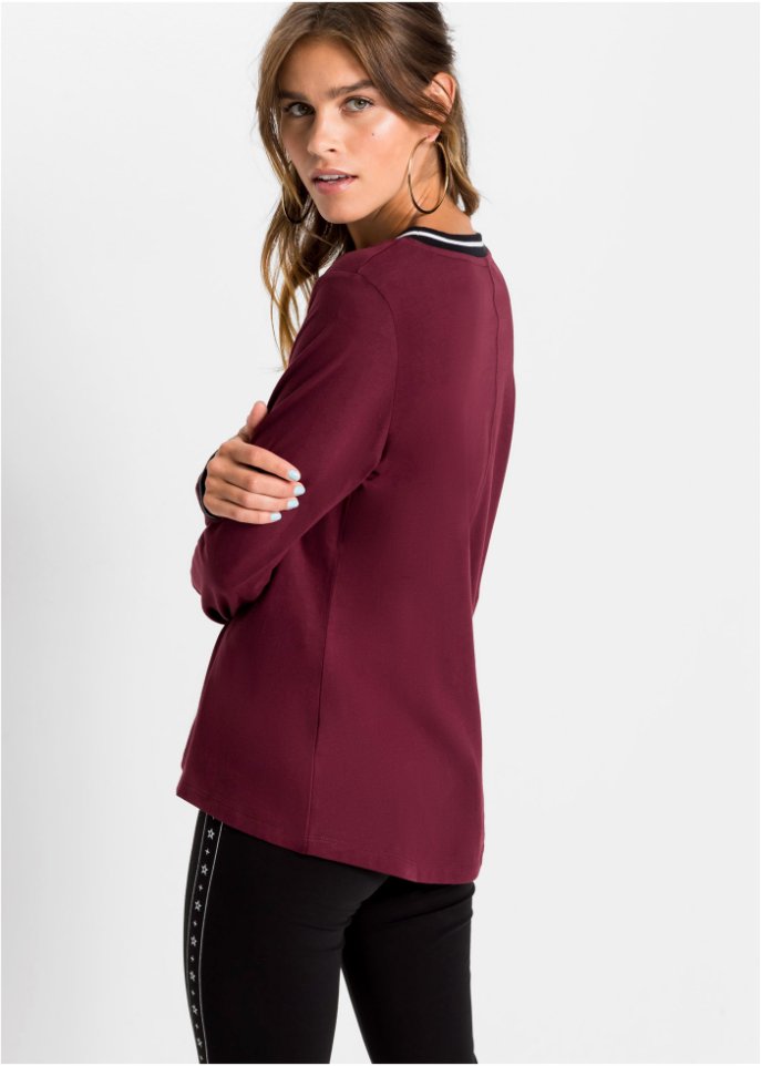 Langarmshirt aus Bio Baumwolle