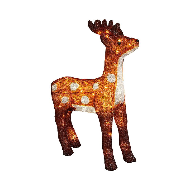 Light IT Julefigur utendørs med lys Reinsdyr, 63 cm