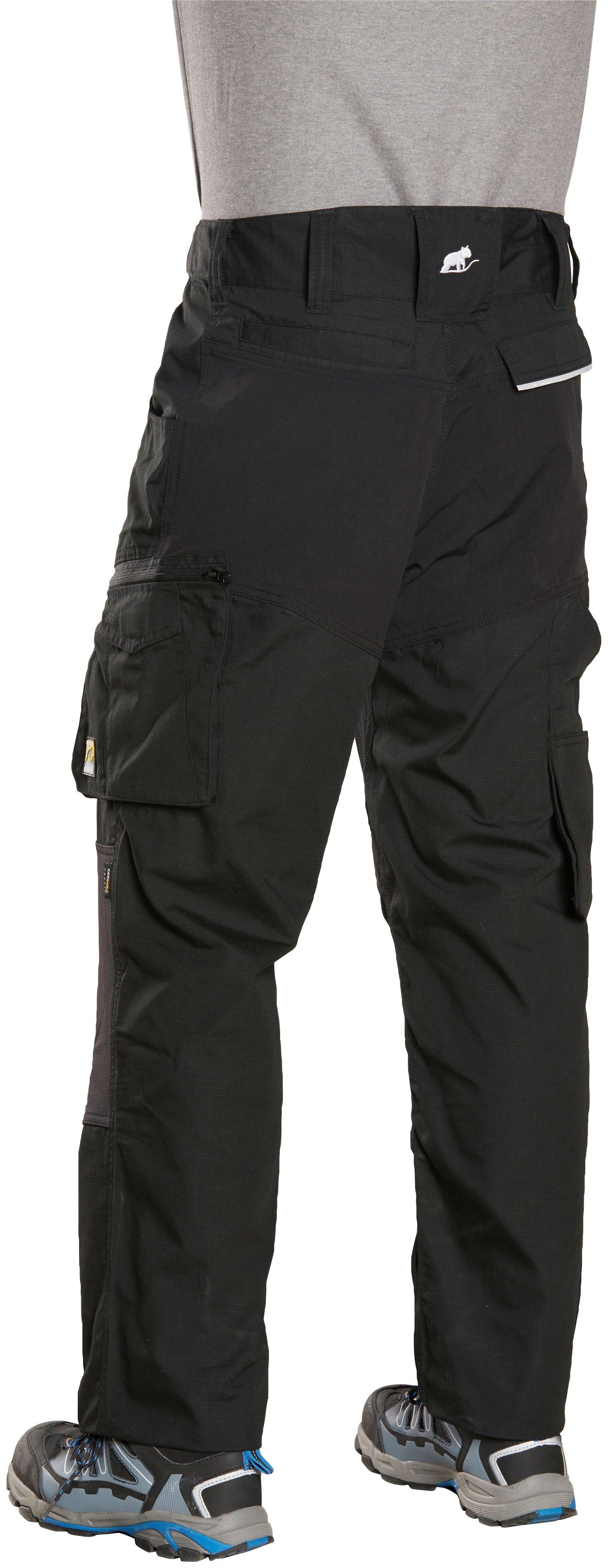 Northern Country Arbeitshose (9 praktischen Taschen, einfache Beinverlängerung, langlebiges Material) bequem, mit elastischen Cordura®Knieverstärkung und Stretcheinsätzen