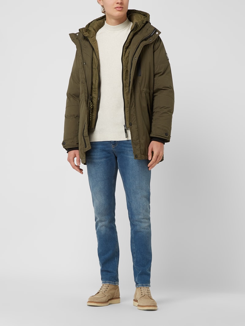 Parka mit Baumwoll-Anteil in olivgrün