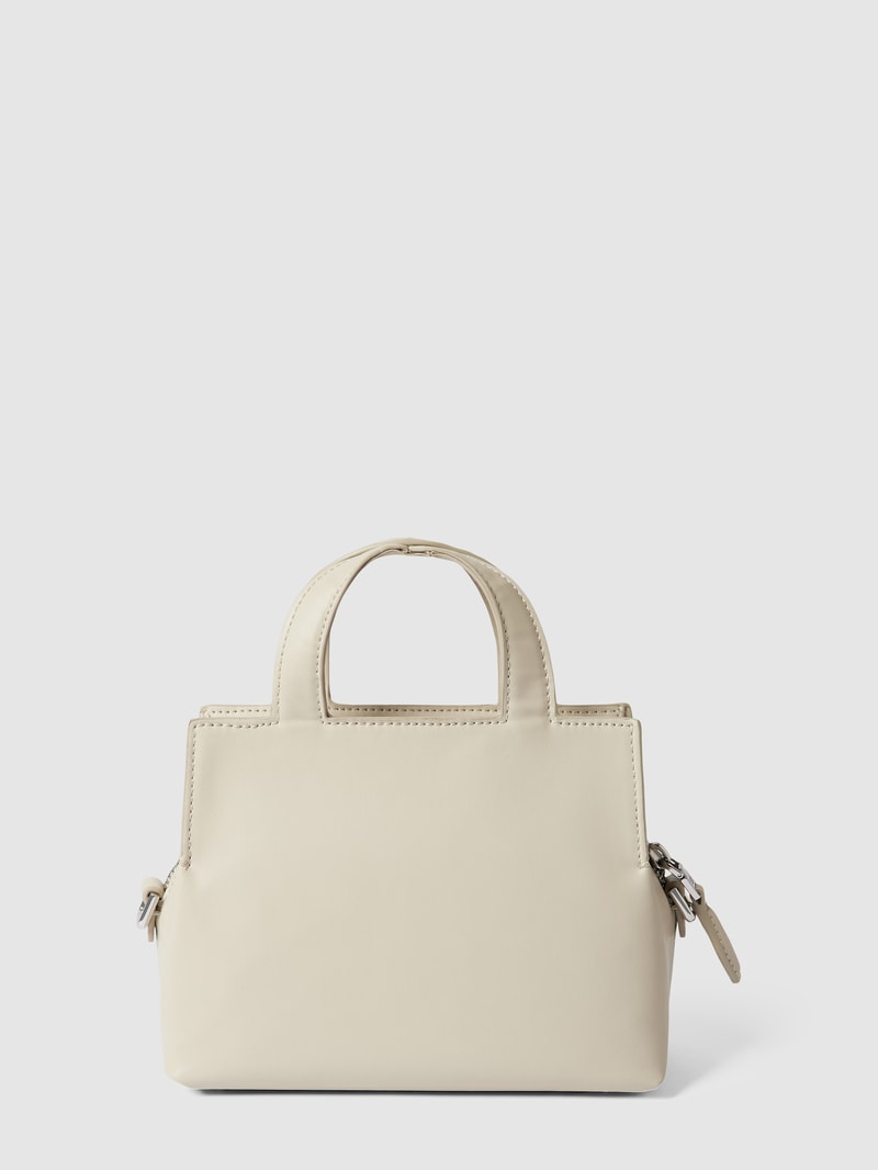 Tote Bag mit Label-Detail Modell 'NEAT' in ecru