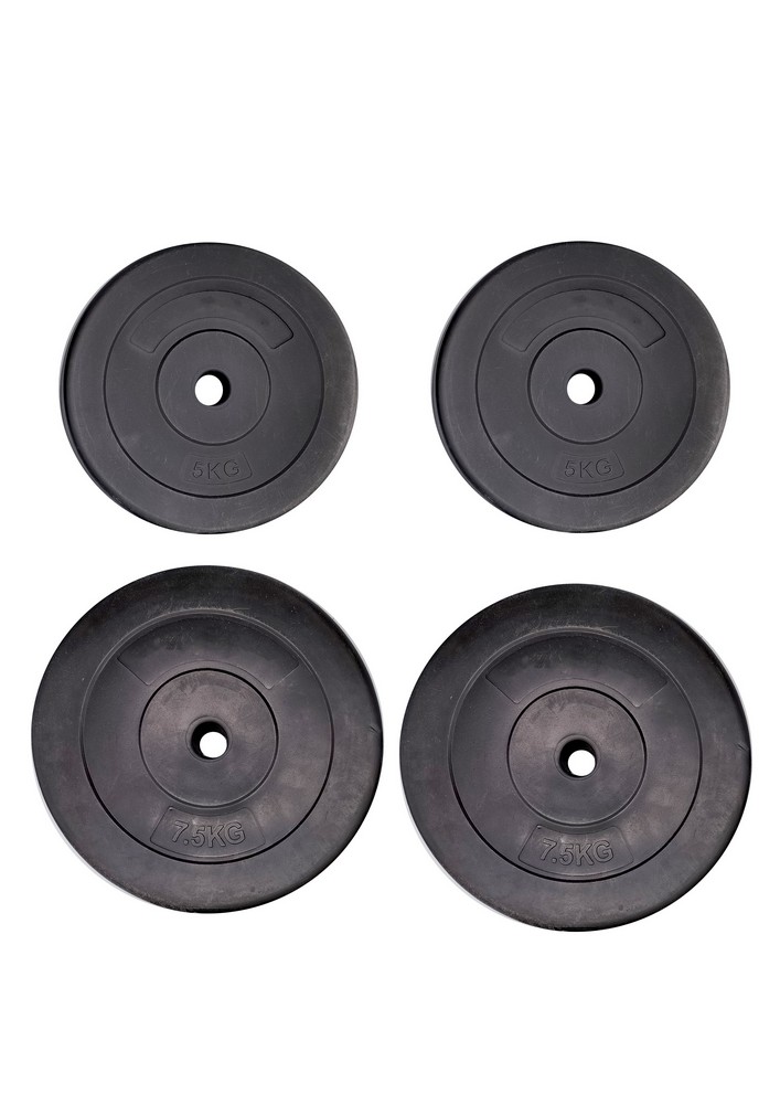 HC Sports Hantelscheiben, 2x 7,5 kg   2x 5 kg - 4er-Set