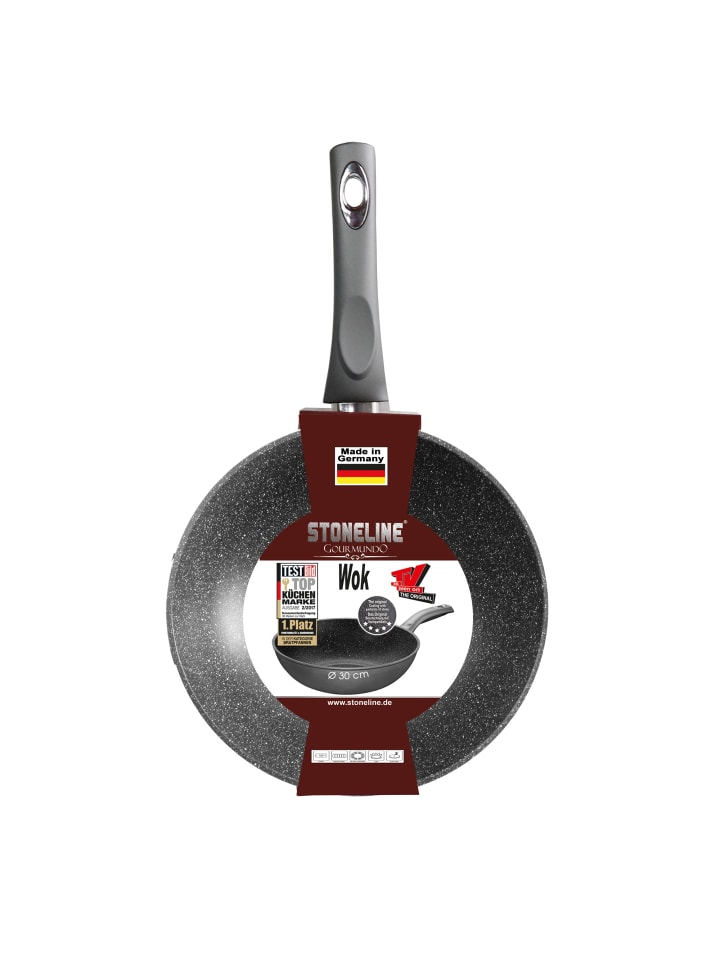 Stoneline Wok 30 cm in Anthrazit günstig kaufen Ø 30 cm