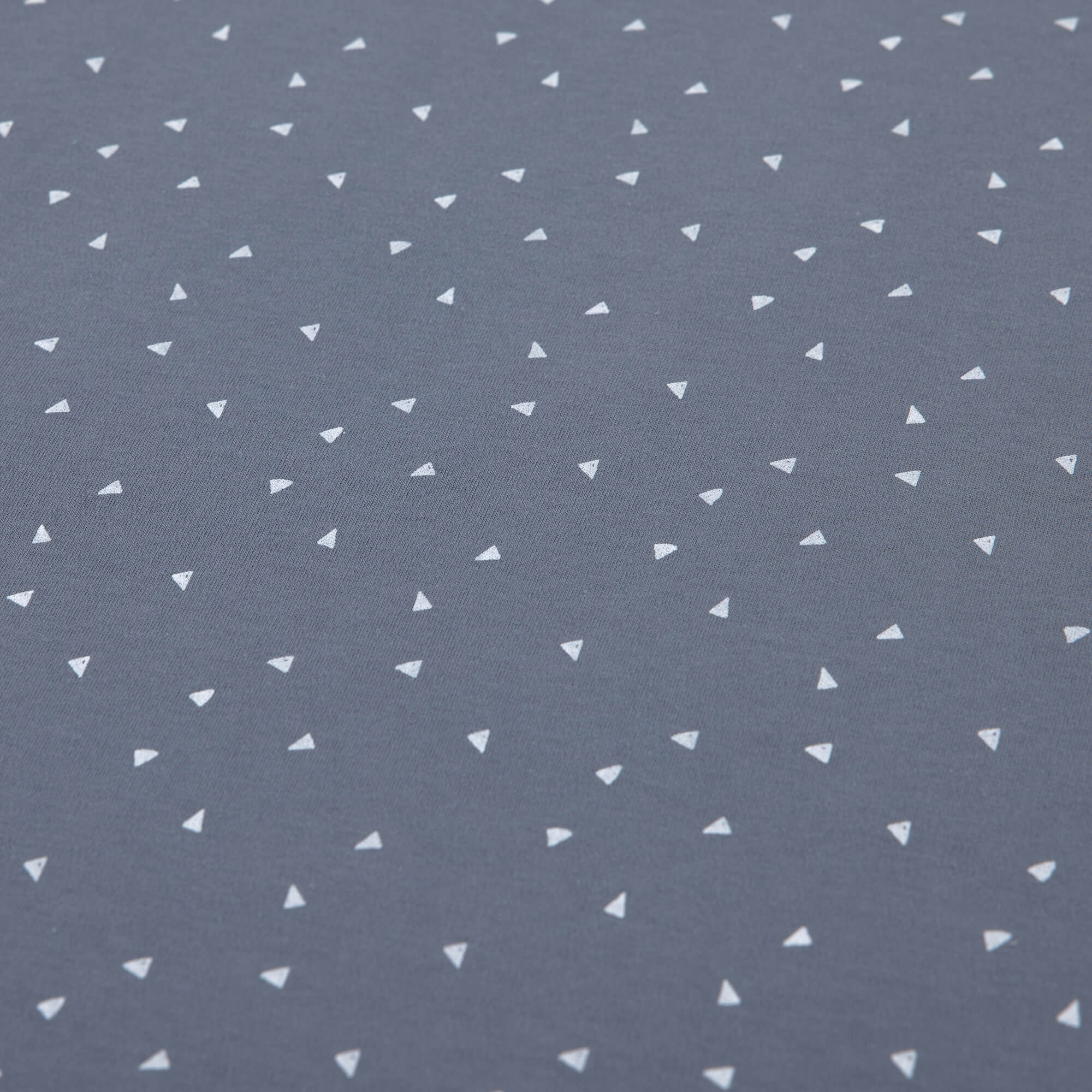 Babydecke - Bio Baumwolle, Triangle Blue