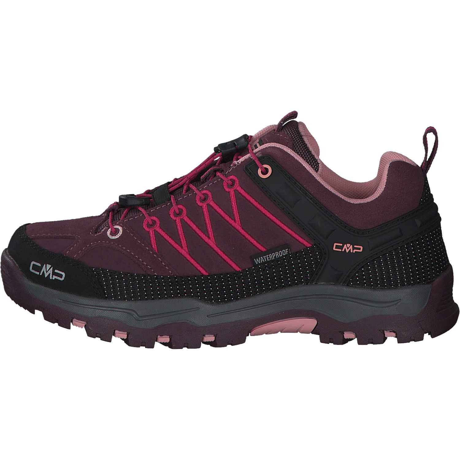 CMP Rigel Low 3Q13244 W, Trekkingschuhe, Kinder, dunkelrot