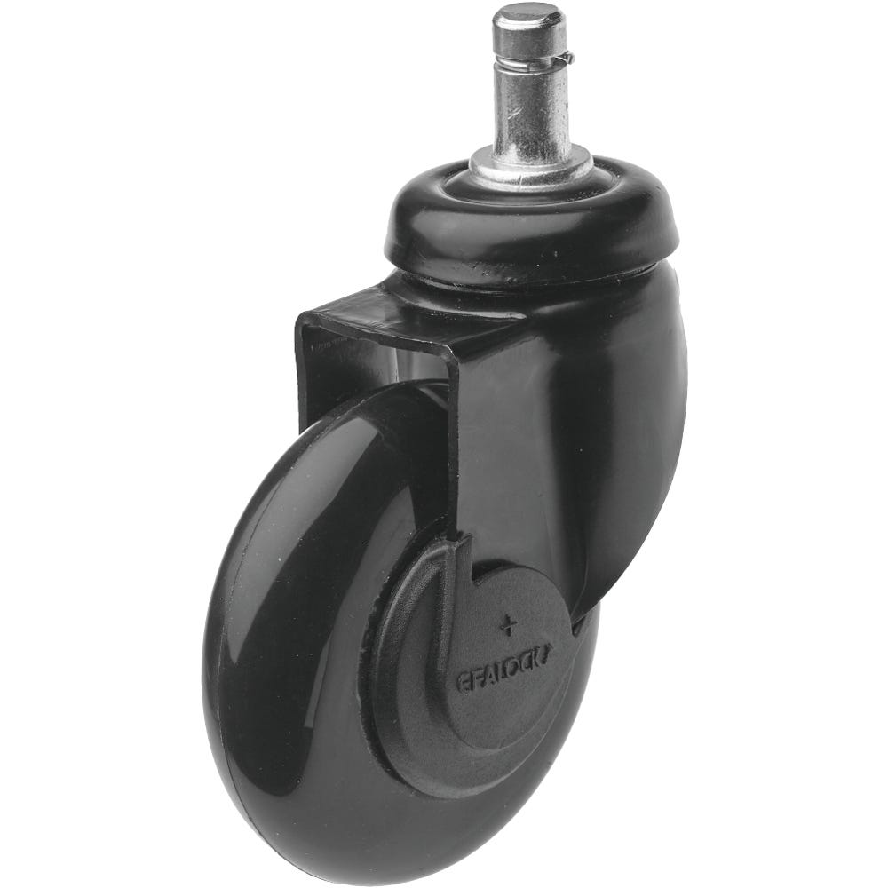 Efalock Clic Tec Rolle schwarz 5er f.Hocker