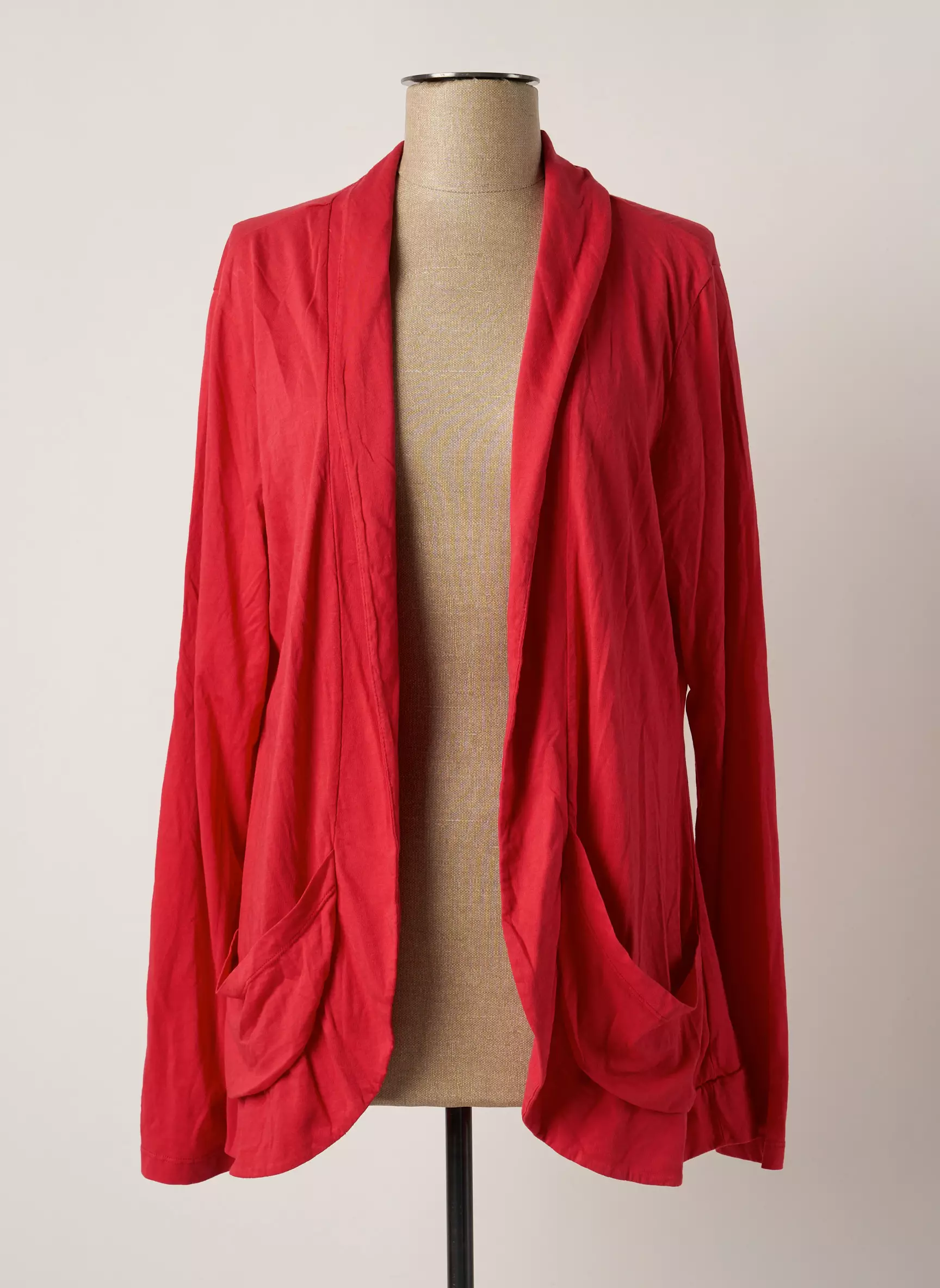 Bobi Cardigans Femme couleur rouge