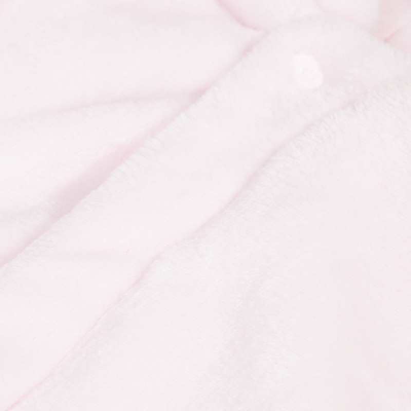 Pilote fausse fourrure rose pâle naissance Absorba