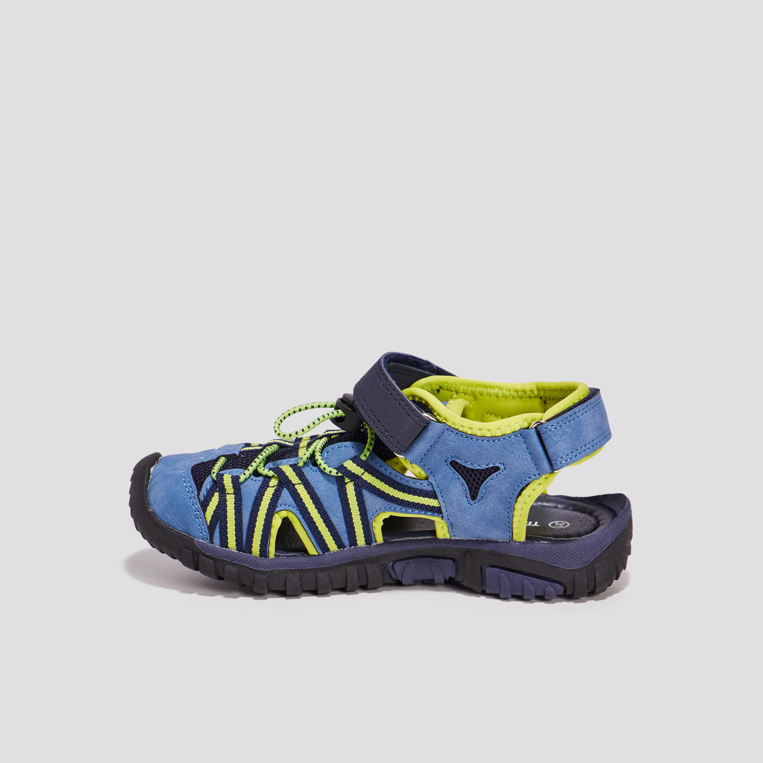 Sandales à scratchs Trappeur bleu garçon | La Halle