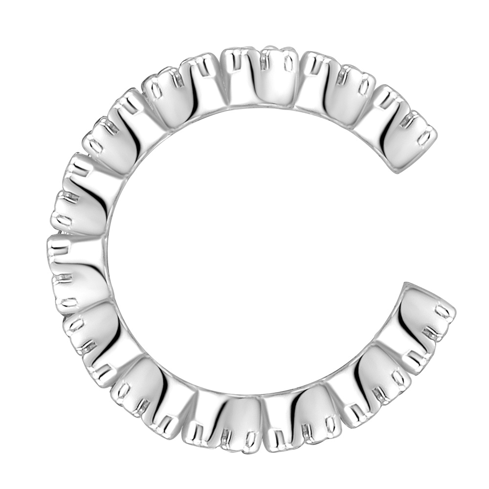 Glanzstücke München Manchette d'oreille en argent Argent sterling Oxyde de zirconium (CZ) en Argent Boucles d'oreilles