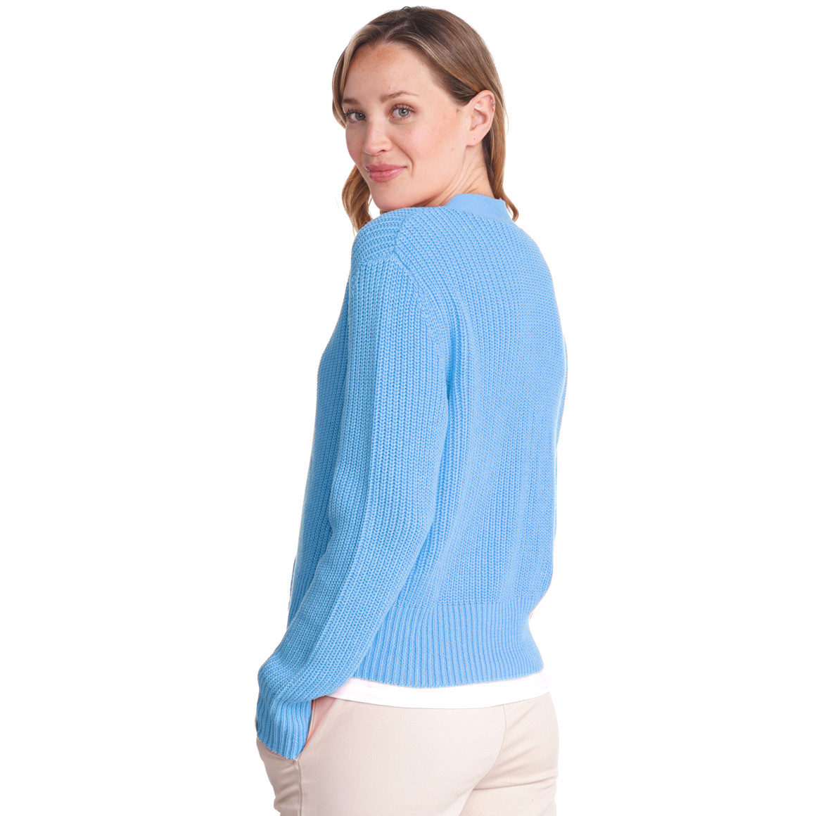 Damen Strickjacke mit Knopfleiste