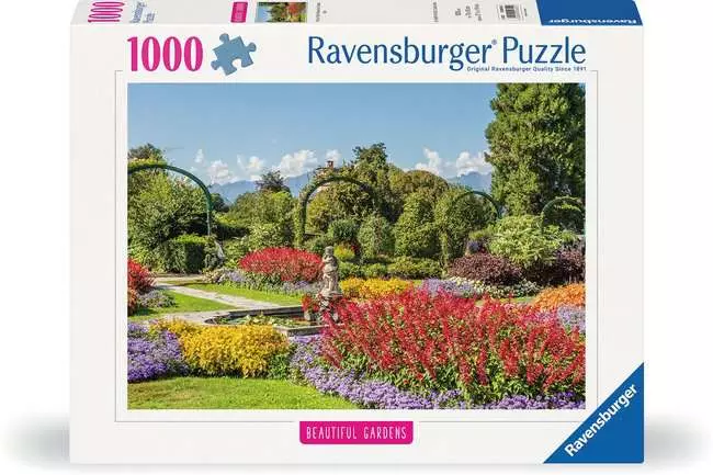 Puzzle 1000 Teile - Park of Villa Pallavicino, Stresa, Italy