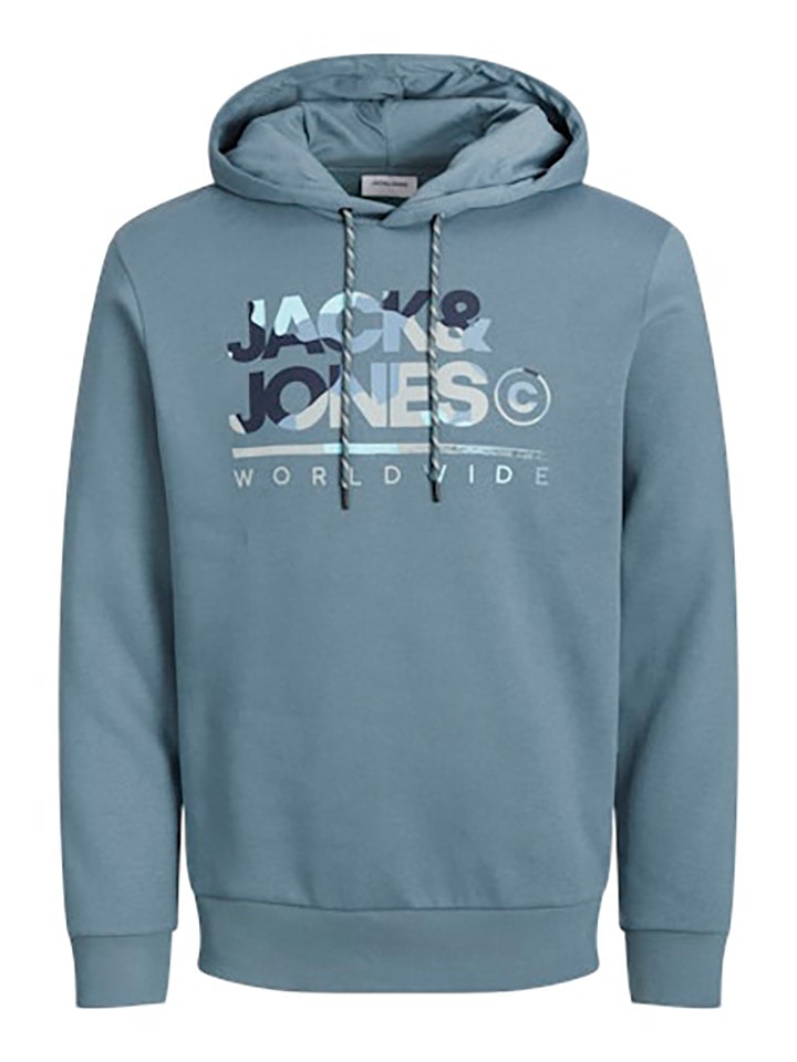 Jack & Jones Hoodie in Blau günstig kaufen