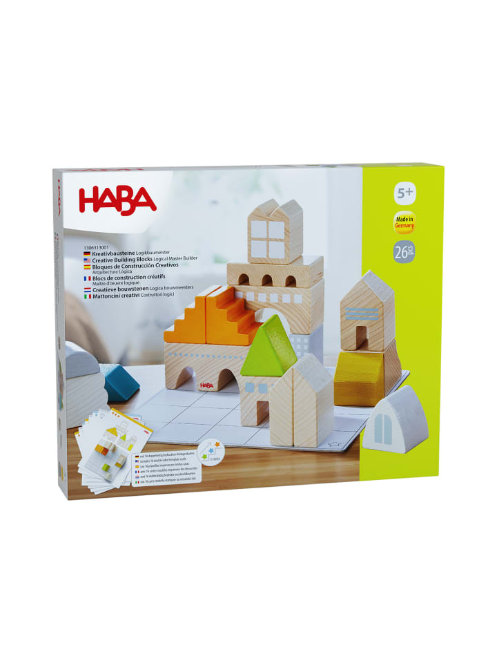 Haba Spielbausteine Kreativbausteine Logikbaumeister in mehrfarbig günstig kaufen onesize