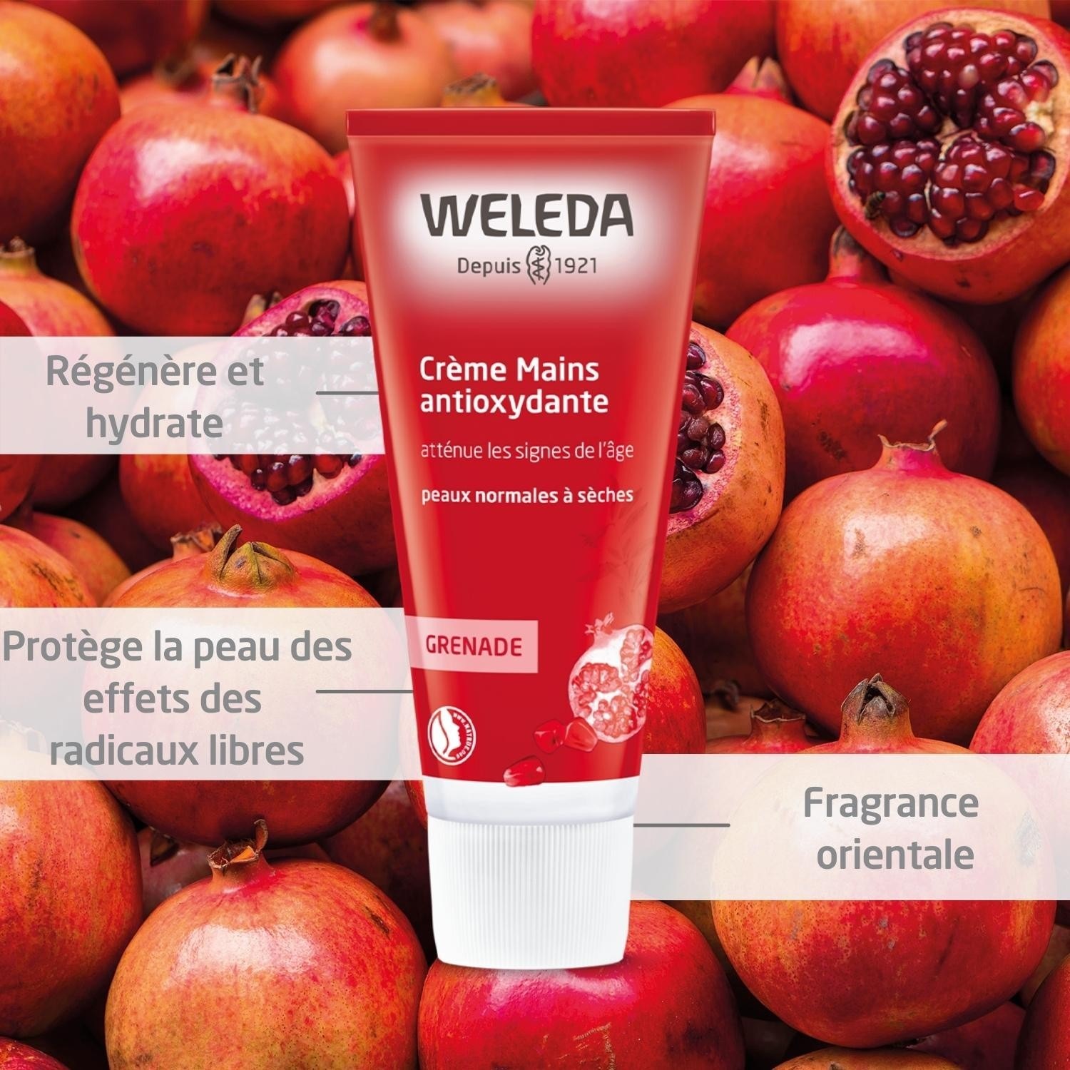 Weleda Gránátalma antioxidáns kézkrém