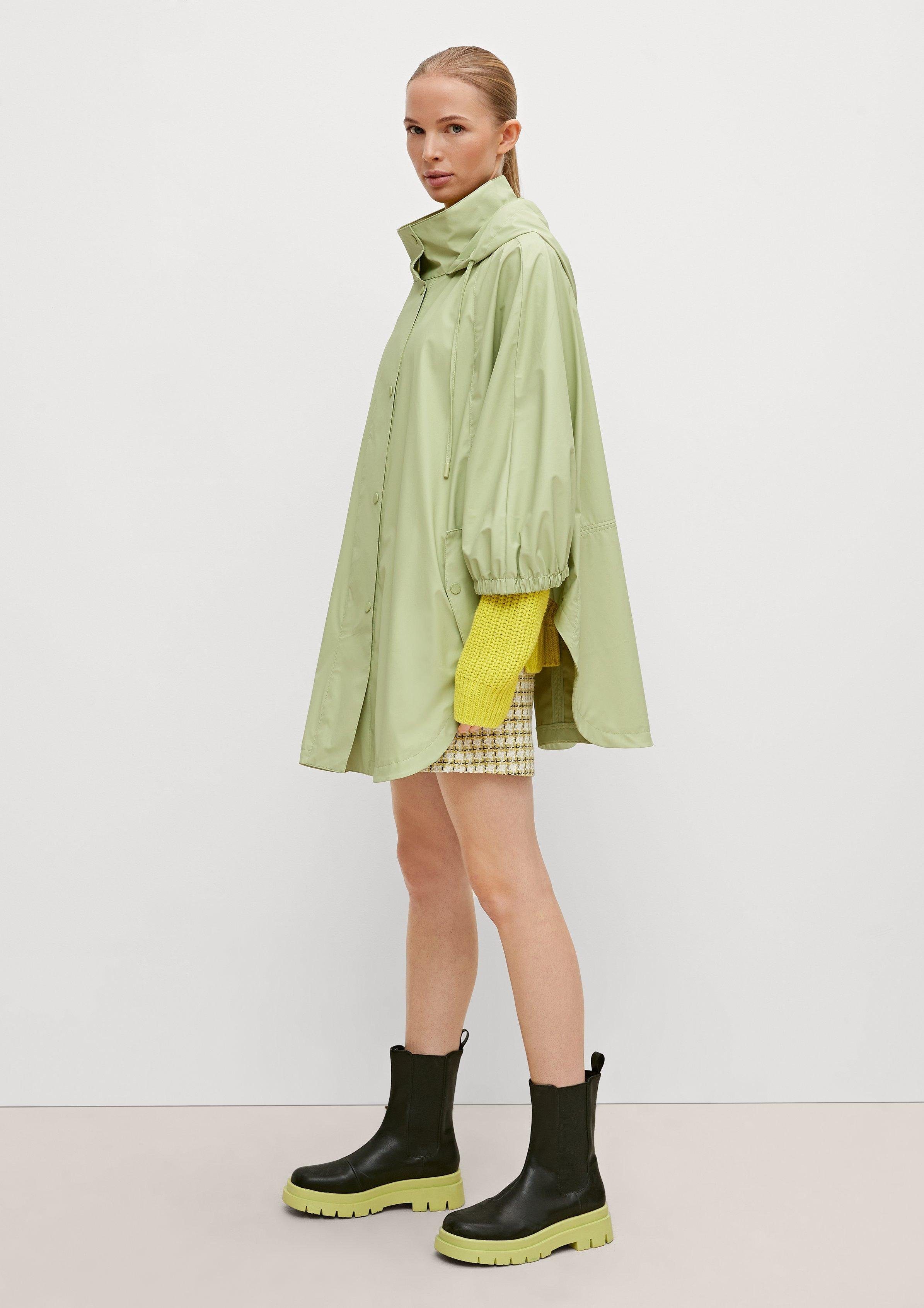 comma casual identity Blusenblazer Poncho mit Knopfleiste