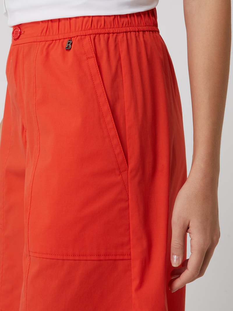 Bermudas mit Stretch-Anteil Modell 'Ida' in rot