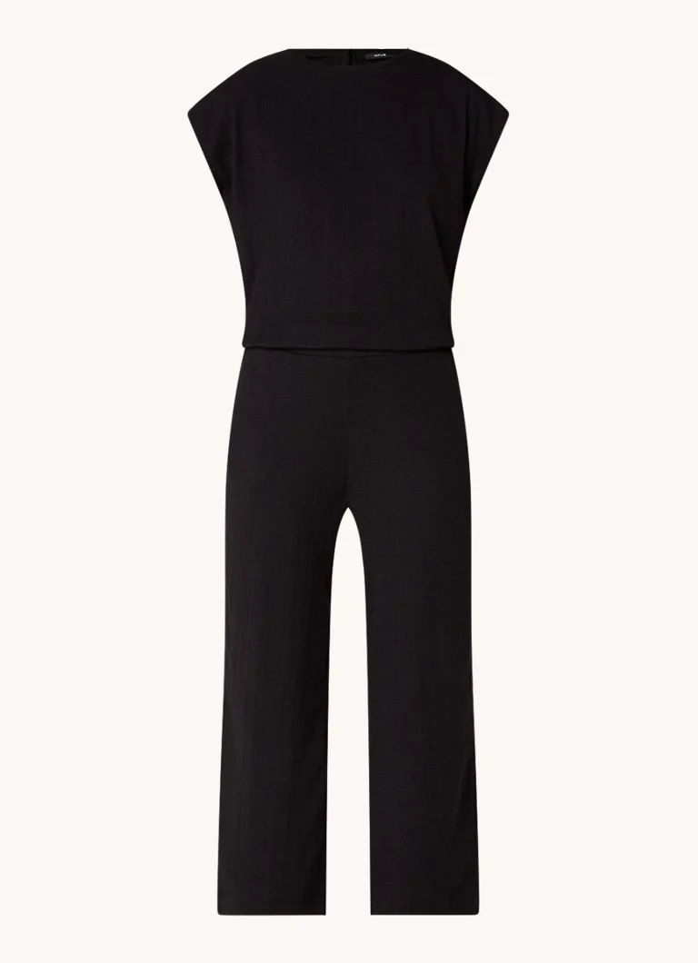 OPUS Melti loose fit cropped jumpsuit with side pockets