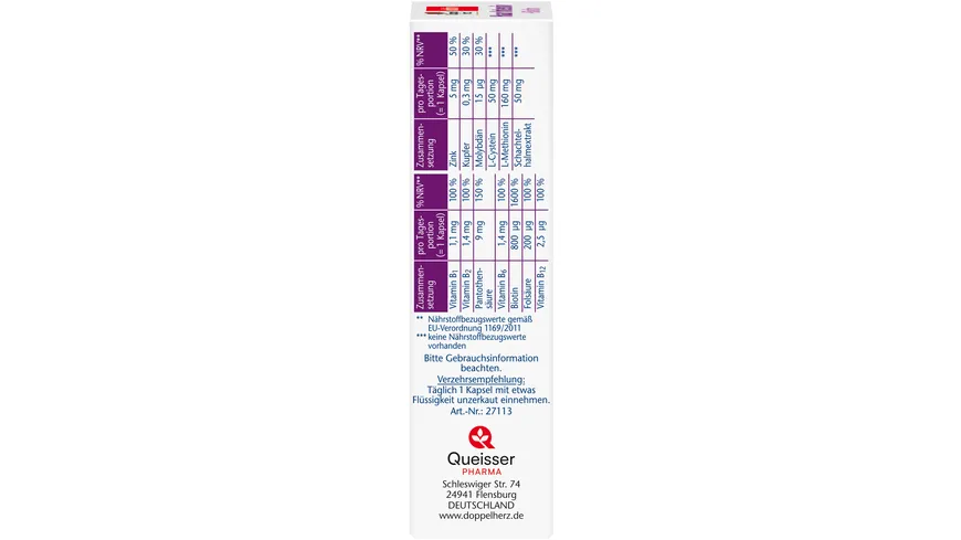 Doppelherz Haar Intensiv + Biotin