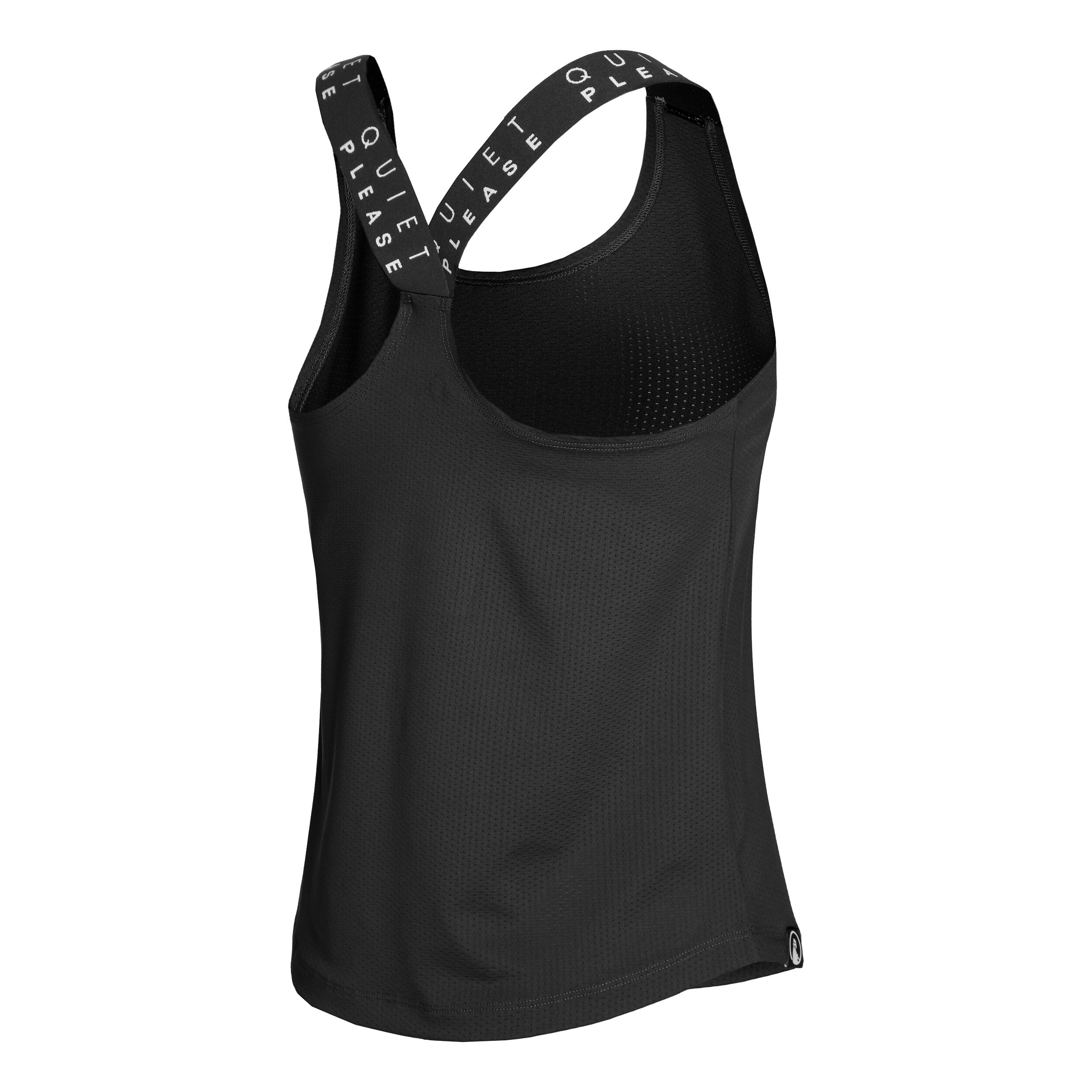 Serve & Volley Tank-Top Damen - Schwarz