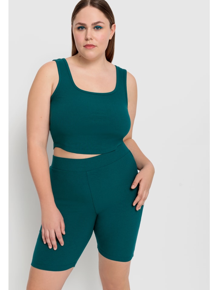 LSCN BY LASCANA Shorty in dunkel blaugrün günstig kaufen