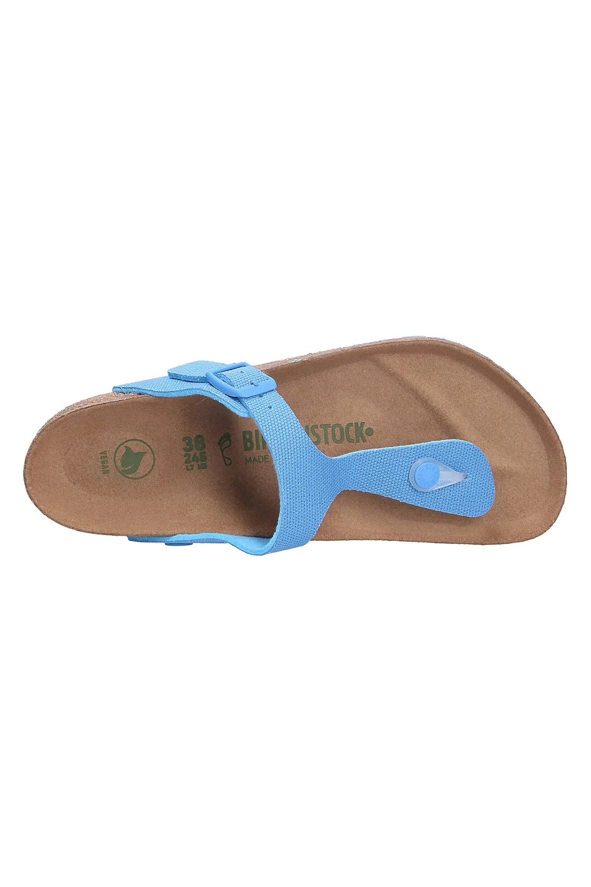 Birkenstock  Pantolette - Blau - Flacher Absatz