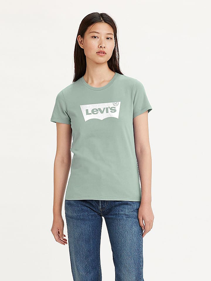 Levi´s Shirt in Grün günstig kaufen XS