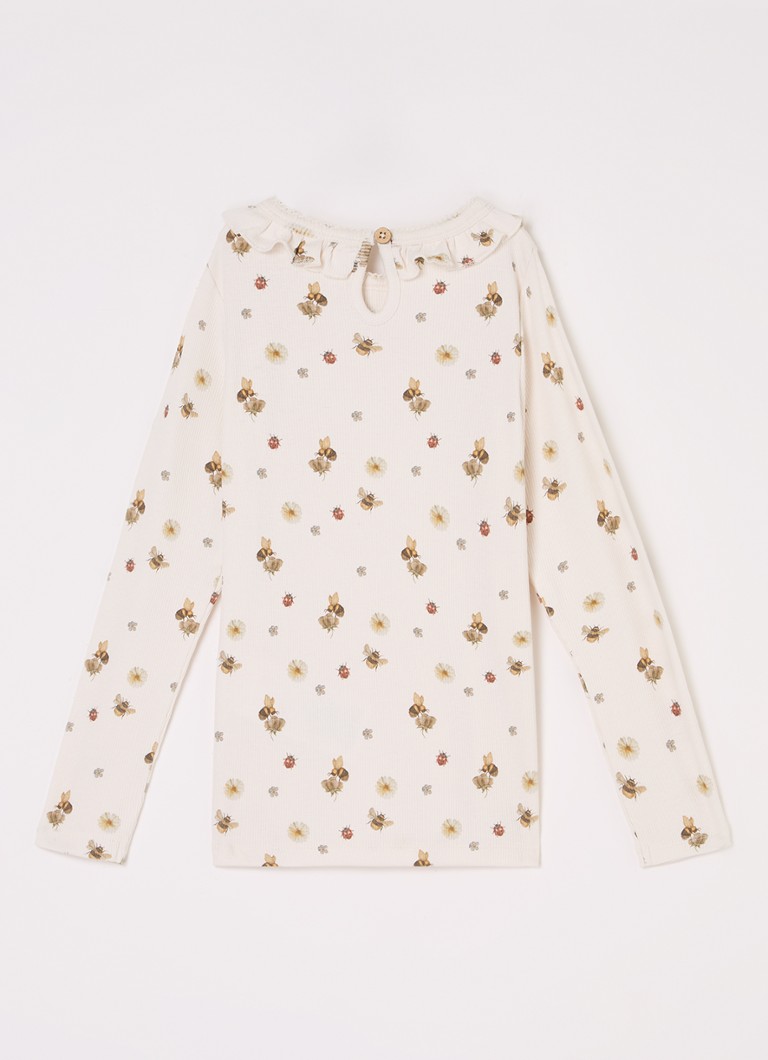 Lil' Atelier NMFLavo Tricou cu mânecă lungă din amestec de bumbac organic