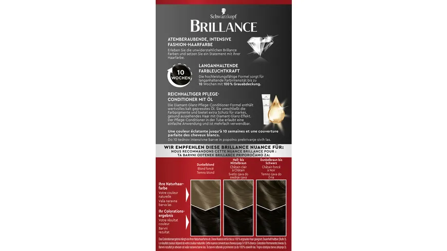 Schwarzkopf BRILLANCE Intensiv-Color-Creme 890 - schwarz