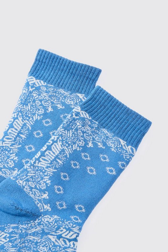 Socken mit Bandana-Print