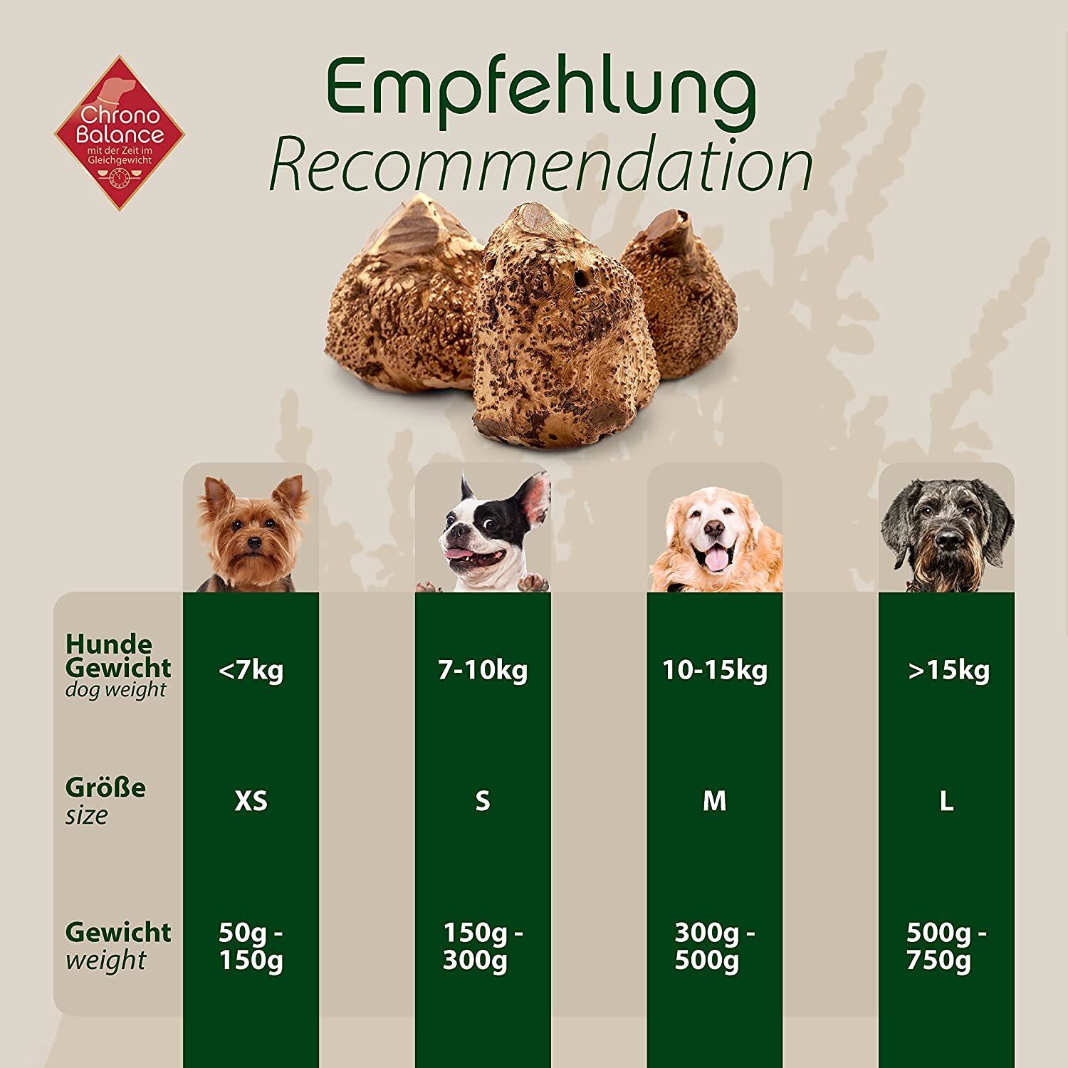 ChronoBalance Snacks ChronoBalance Kauwurzel Baumheide 400 g
