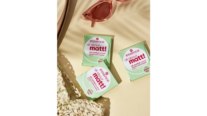 essence all about matt! oil control paper