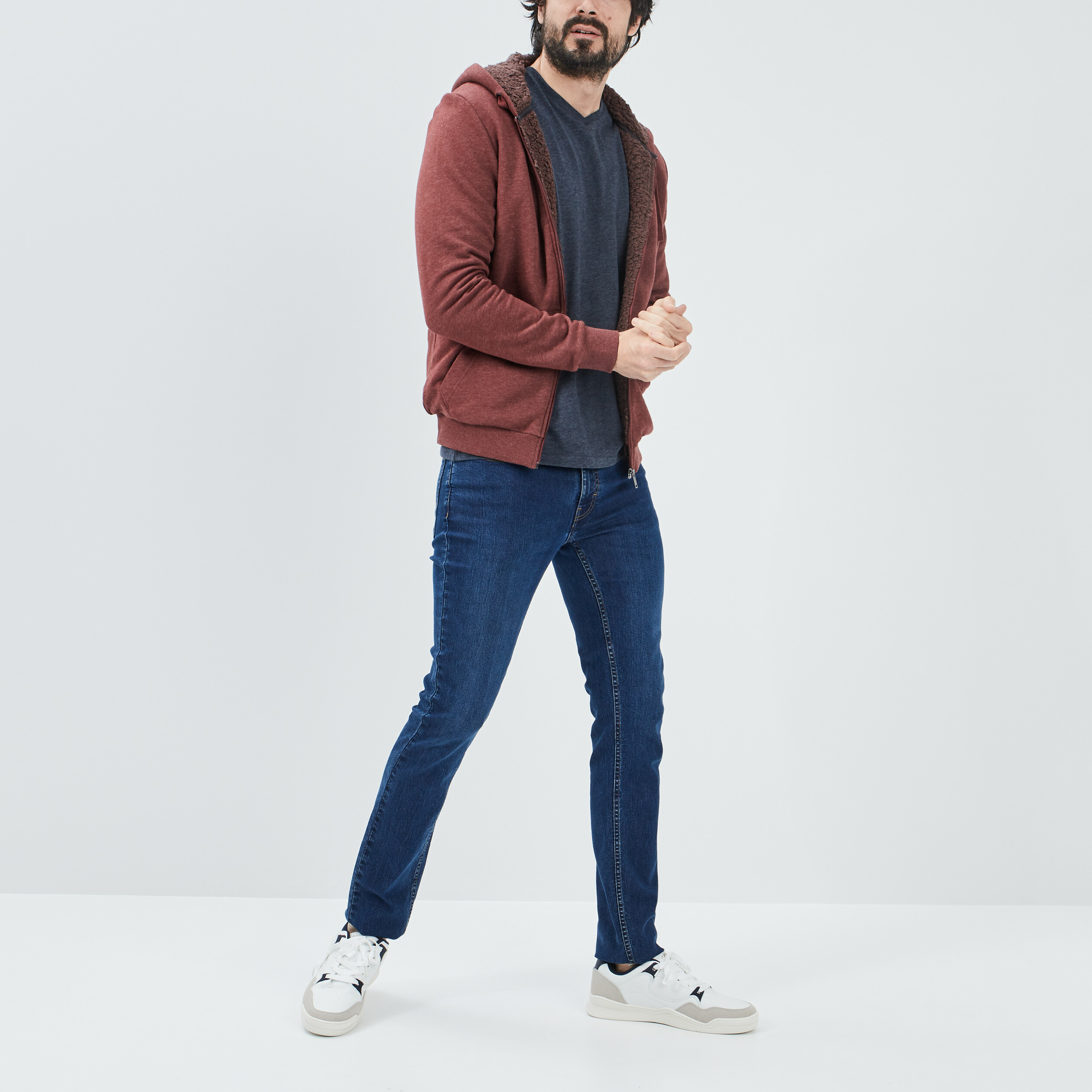 Jeans coupe skinny denim stone homme | La Halle