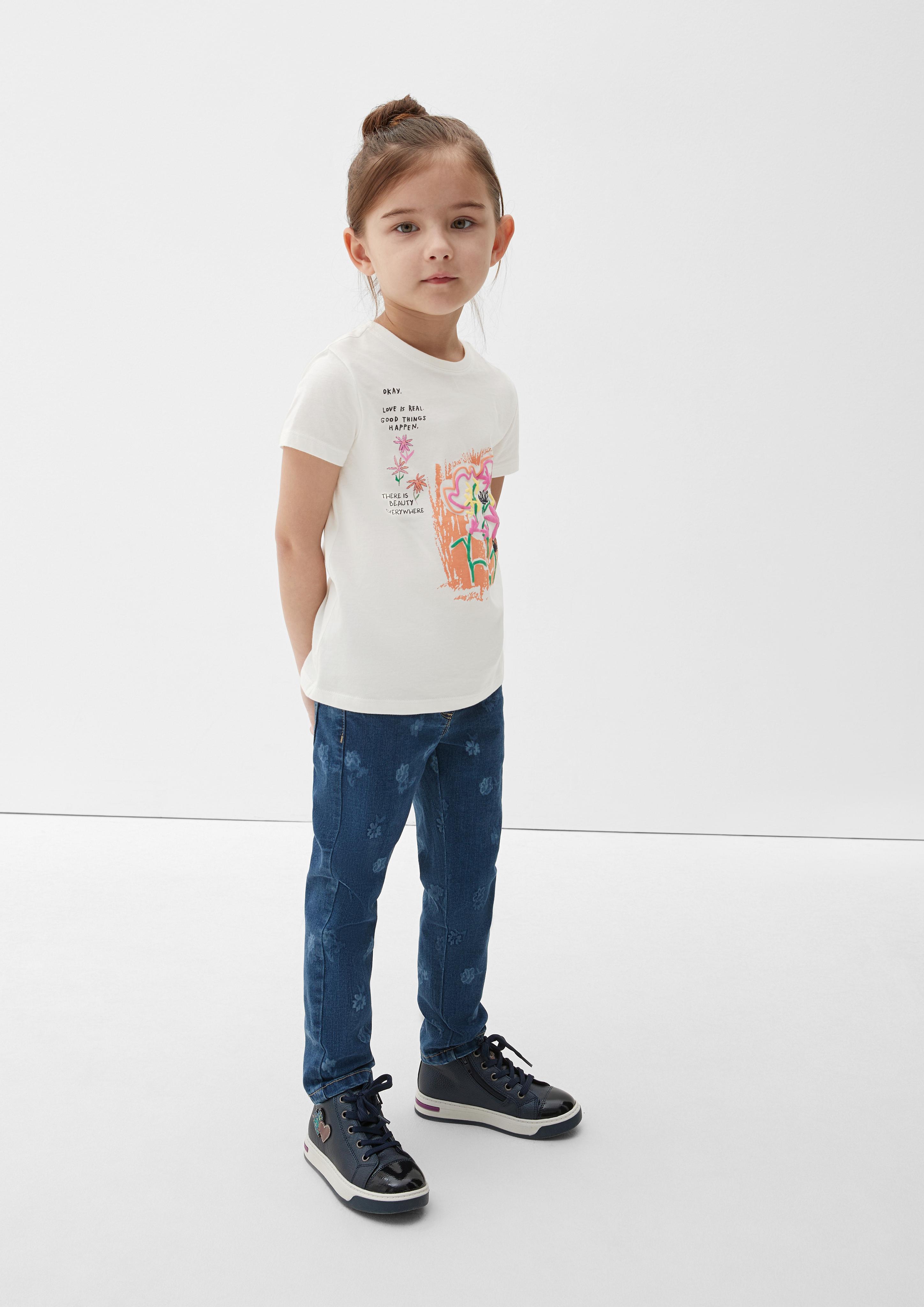 T-Shirt mit Front-Print  2127414-0210