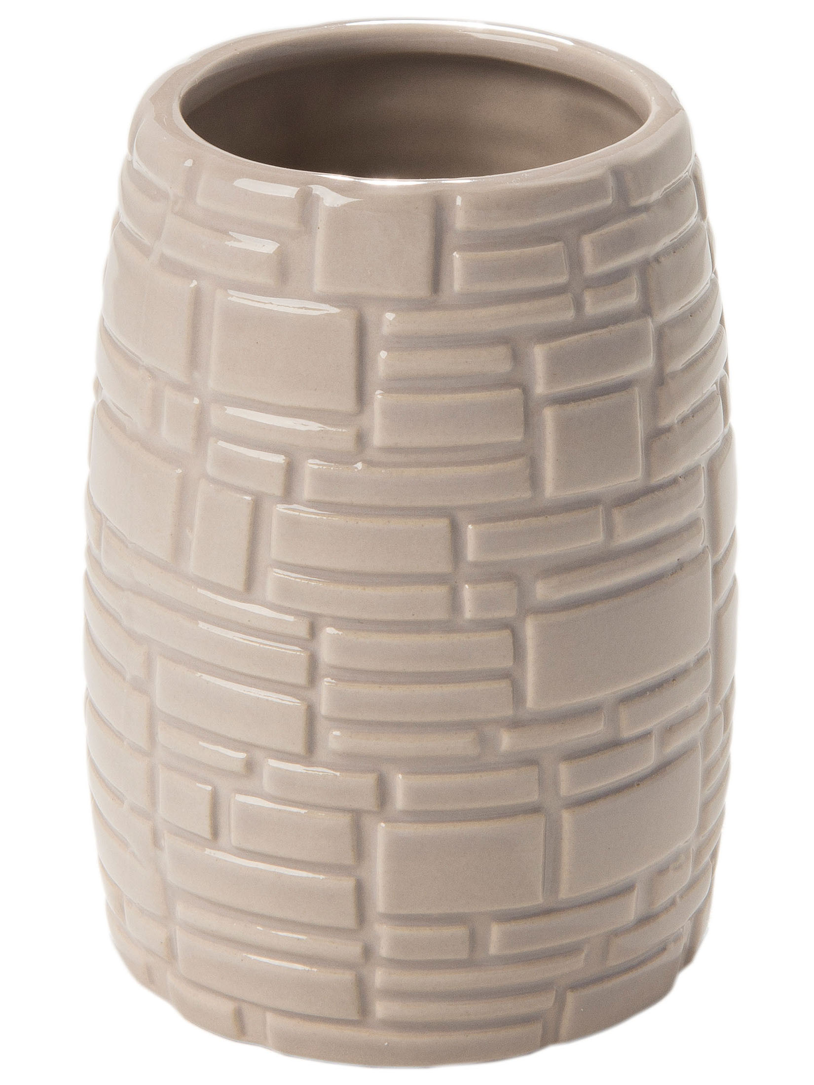 Bathroom Slate Zahnputzbecher, Beige