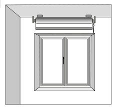 Doppelrollo Erol, DELAVITA, Lichtschutz, mit Bohren, freihängend, verschraubt, Klemmmfix, im Fixmaß, mit Perlenabschluss, monochrom, basic